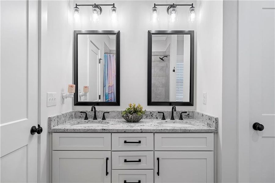 Furnished interior view inside a new home in , Monroe (Image 45).