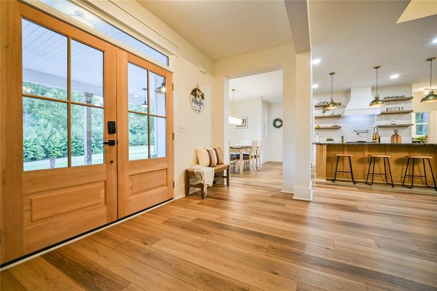 Furnished interior view inside a new home in , Monticello (Image 65).