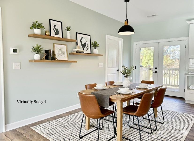 Furnished interior view inside a new home in , Maiden (Image 9).