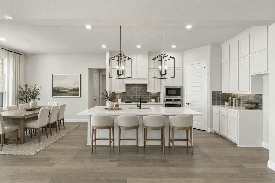 Furnished interior view inside a new home in Heritage, McLendon-Chisholm (Image 6).