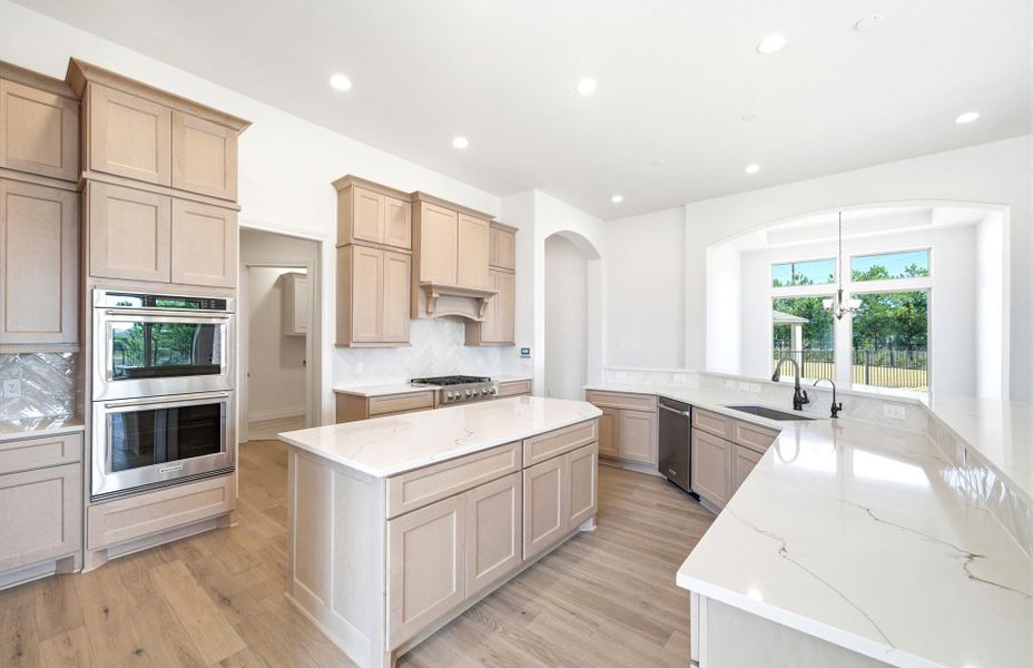 Furnished interior view inside a new home in , Cypress (Image 5).