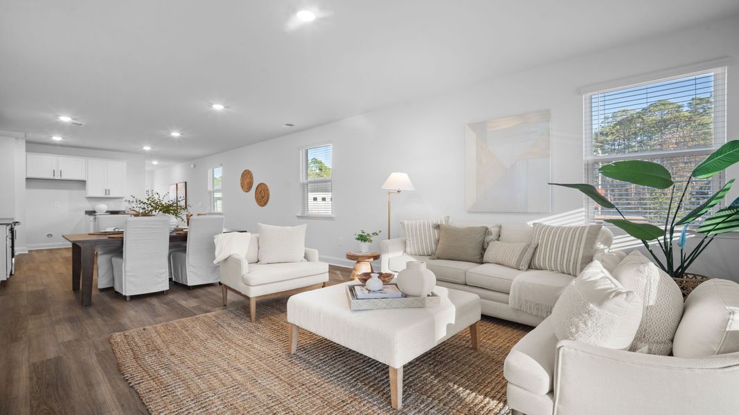 Furnished interior view inside a new home in The Lakes at North Glynn, Brunswick (Image 12).