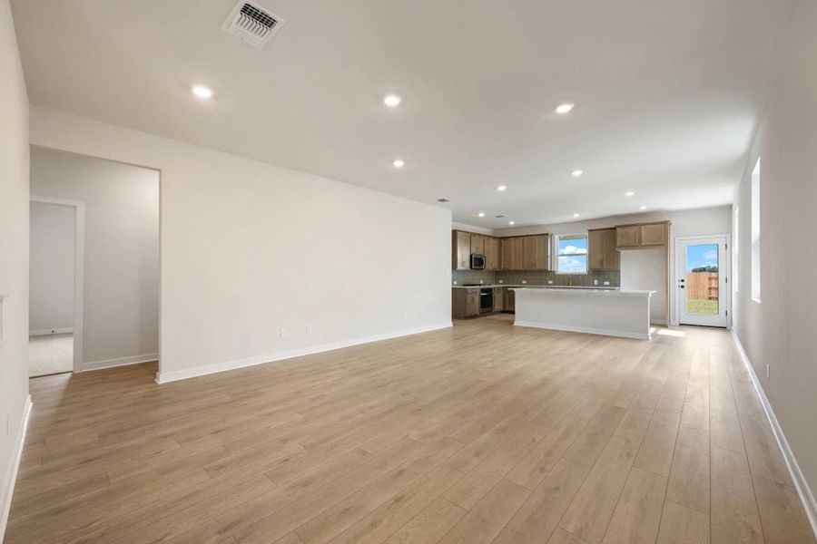 Family Room & Dining Area