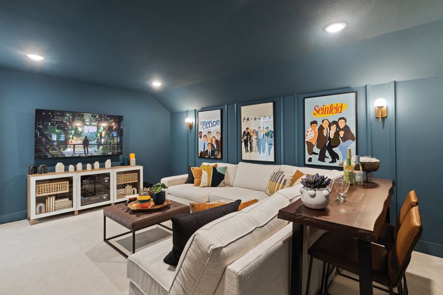 Furnished interior view inside a new home in Sandbrock Ranch, Aubrey (Image 6).
