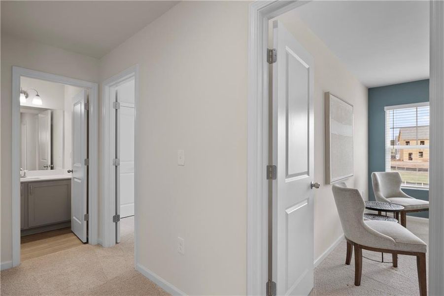 Furnished interior view inside a new home in Walden Park – The Retreat, Jonesboro (Image 12).