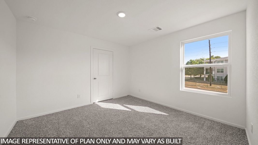 Representative unfurnished interior of a home built from the V22J by D.R. Horton in Bridges on Lake Houston Villas, Humble (Image 16). Representative unfurnished interior of a home built from the V22J by D.R. Horton in Bridges on Lake Houston Villas, Humble (Image 16).