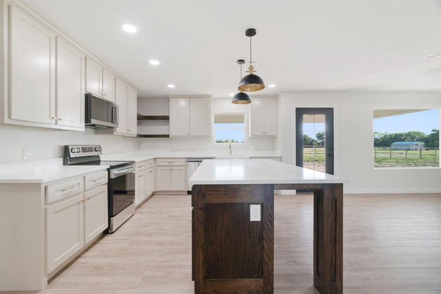 Furnished interior view inside a new home in , Brookston (Image 7).