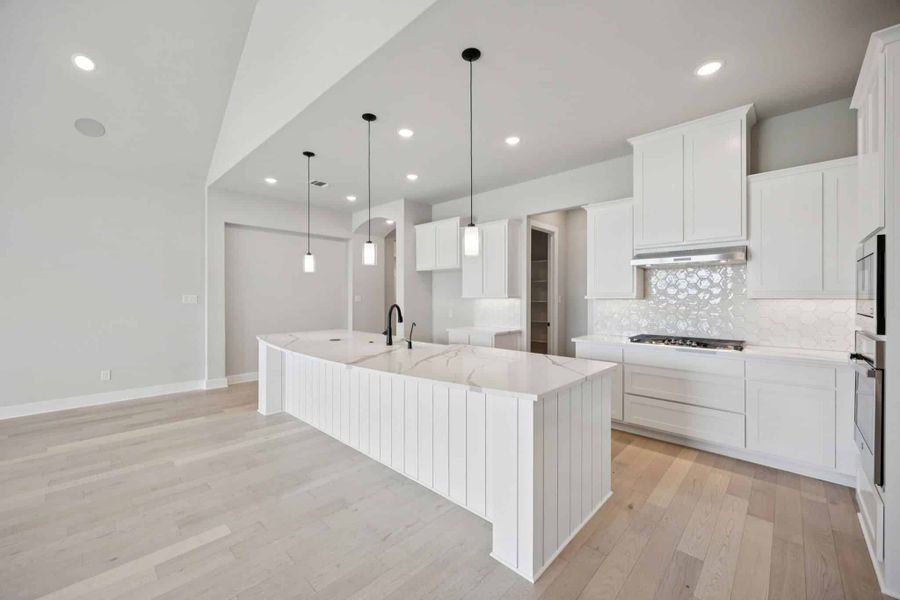 Furnished interior view inside a new home in Lakeview Heights, Azle (Image 9).