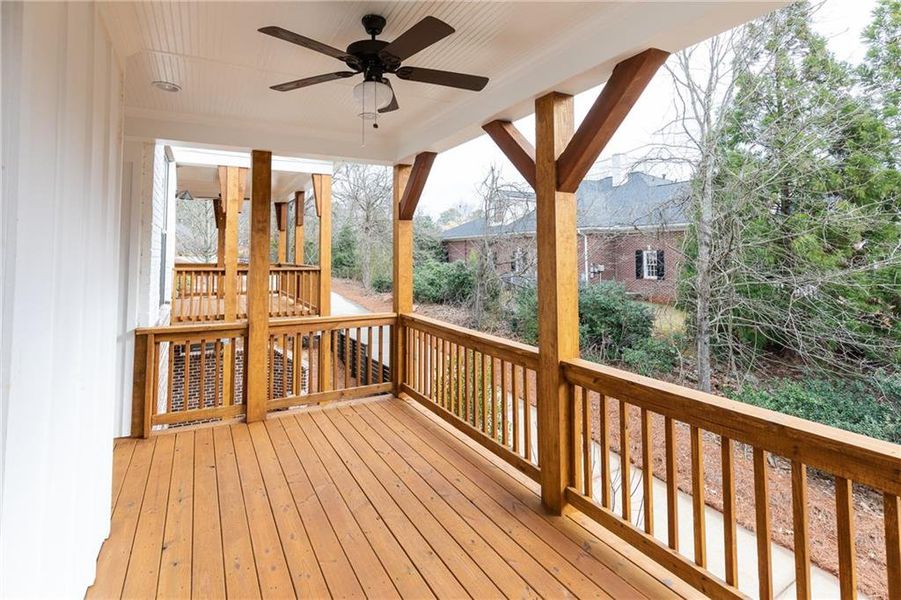 Furnished interior view inside a new home in Evanshire Townhomes, Duluth (Image 27).