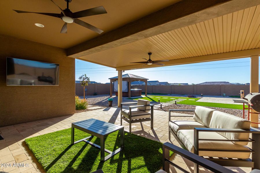 Extended Covered Back Patio