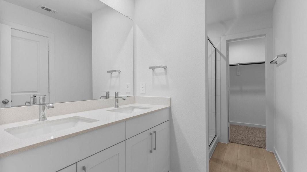 Elevations, exterior/ interior colors, options, available upgrades that require an additional charge, and standard features will vary in each community and subject change without notice. Call for details.