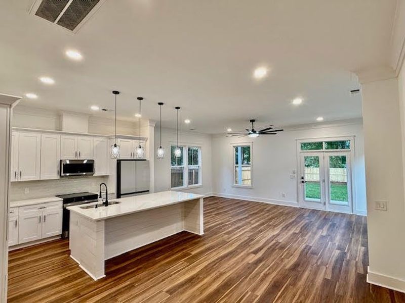 Furnished interior view inside a new home in , North Charleston (Image 8). Furnished interior view inside a new home in , North Charleston (Image 8).