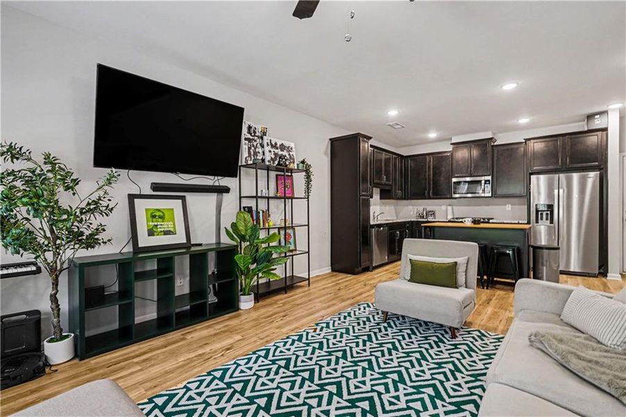 Furnished interior view inside a new home in , Atlanta (Image 10).