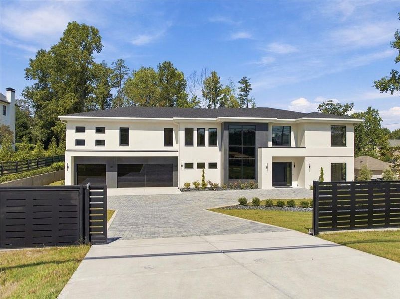 Front exterior of a new home in , Sugar Hill, GA, highlighting curb appeal (Image 28).