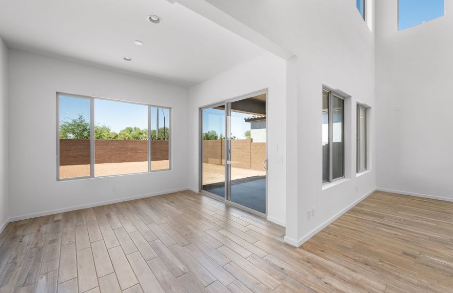 Spacious, unfurnished interior of a new home in Legado West, Queen Creek (Image 25).