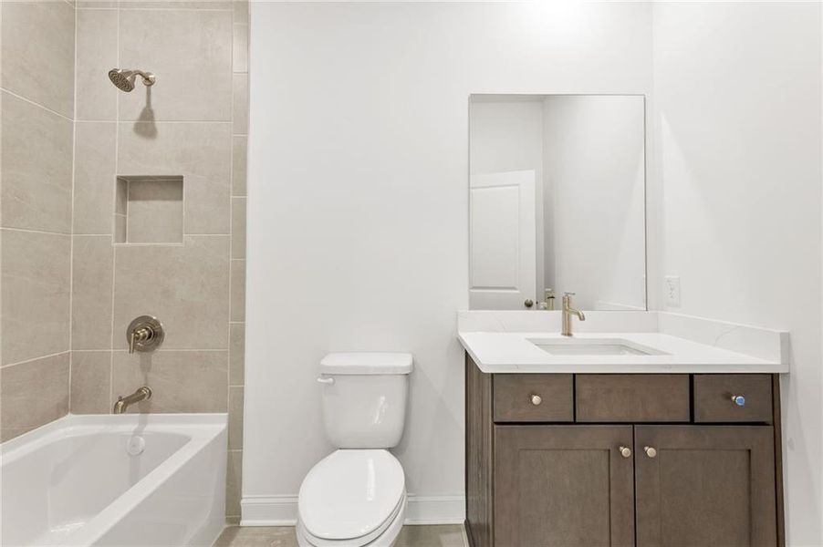 Furnished interior view inside a new home in Ashbury Commons, Powder Springs (Image 33).