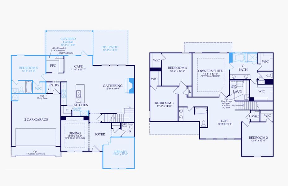 2D floor plan layout of this home in Carriage Estates, Lexington, SC (Image 4).
