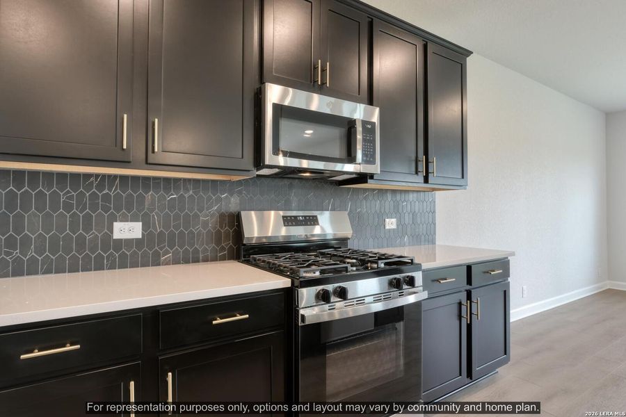 Furnished interior view inside a new home in Cordova Trails, Seguin (Image 13).