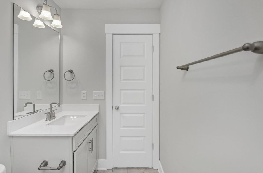Furnished interior view inside a new home in Lake Carolina Townhomes, Columbia (Image 19).