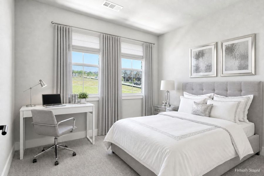 Furnished interior view inside a new home in The Tribute, The Colony (Image 31).