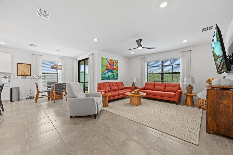 Furnished interior view inside a new home in , Labelle (Image 9).