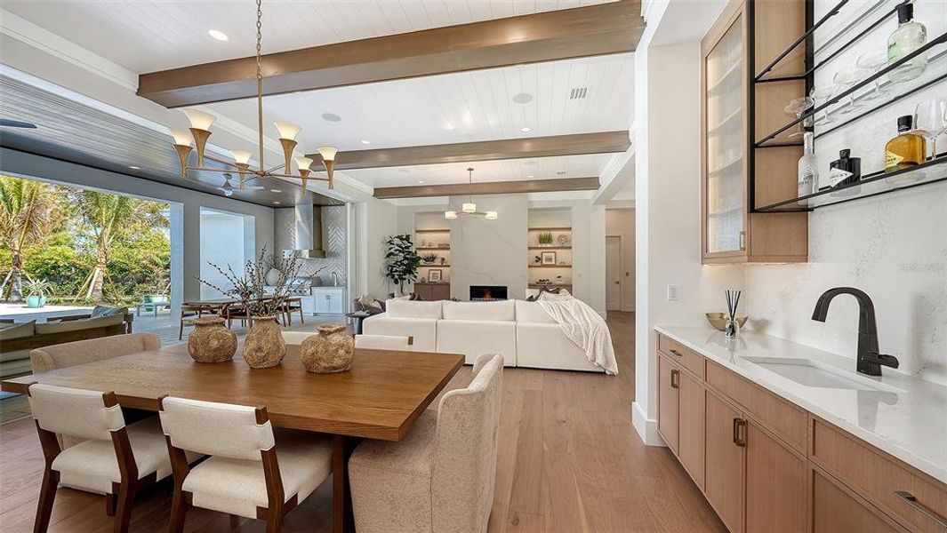 Furnished interior view inside a new home in , Sarasota (Image 9).