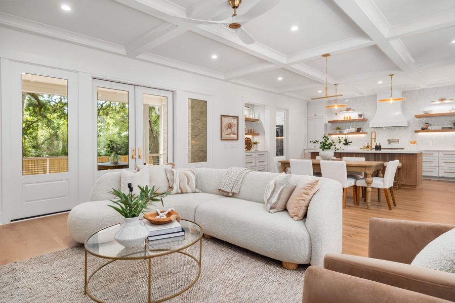 Furnished interior view inside a new home in , Mount Pleasant (Image 61).