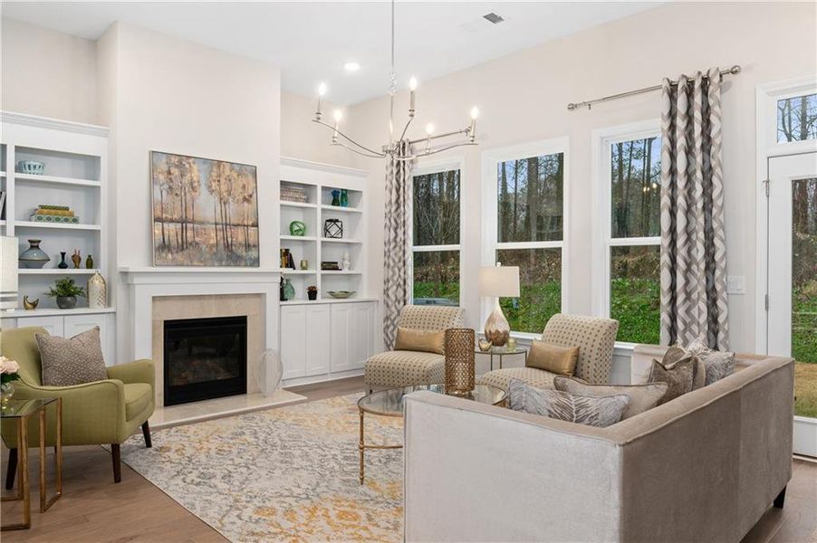 Furnished interior view inside a new home in , Gainesville (Image 31).