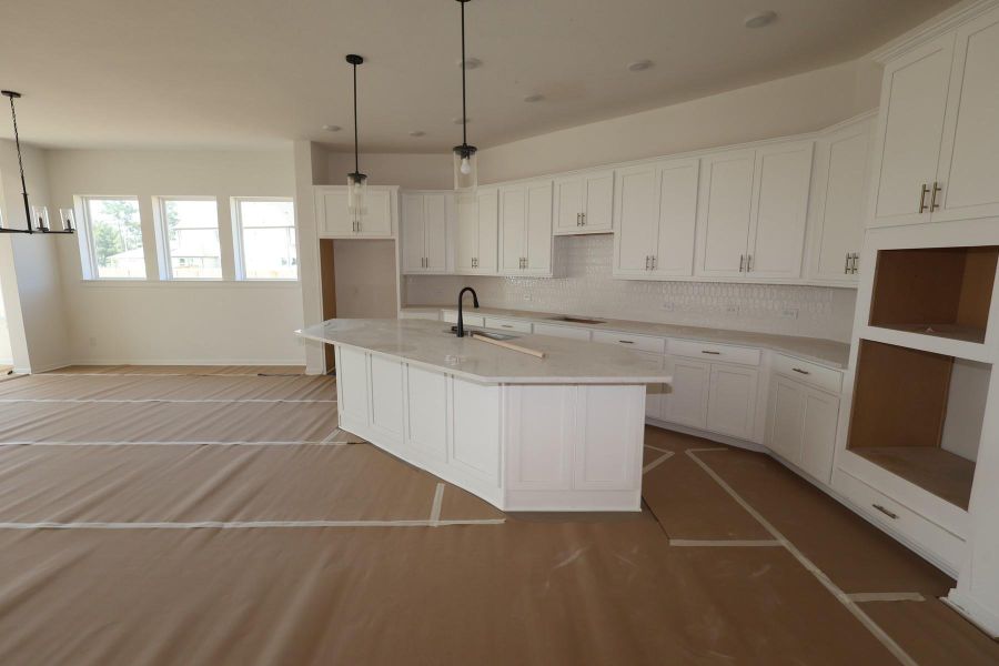 In-progress construction of a new home in Sundance Cove Lakeside - Overlook View Collection, Crosby, TX (Image 9). In-progress construction of a new home in Sundance Cove Lakeside - Overlook View Collection, Crosby, TX (Image 9).