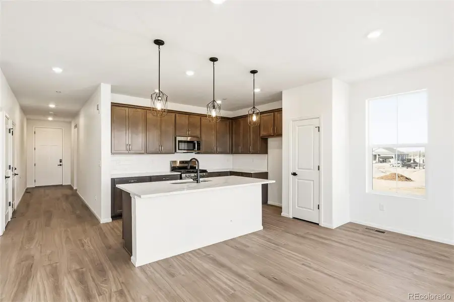 Furnished interior view inside a new home in The Nest Classic at Canyon Creek, Erie (Image 4).