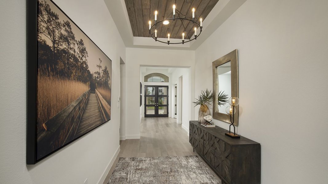 Furnished interior view inside a new home in Kinder Ranch, San Antonio (Image 6).