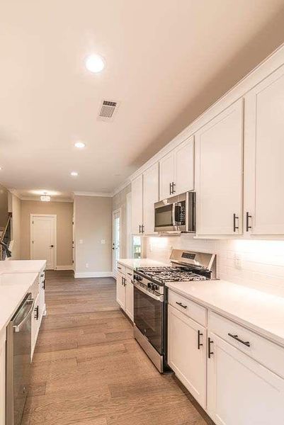 Furnished interior view inside a new home in , Decatur (Image 9).