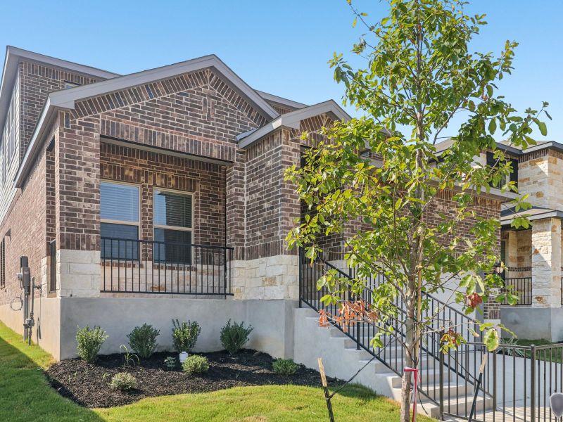 Front exterior of the Matador floorplan at a Meritage Homes community. Front exterior of the Matador floorplan at a Meritage Homes community.