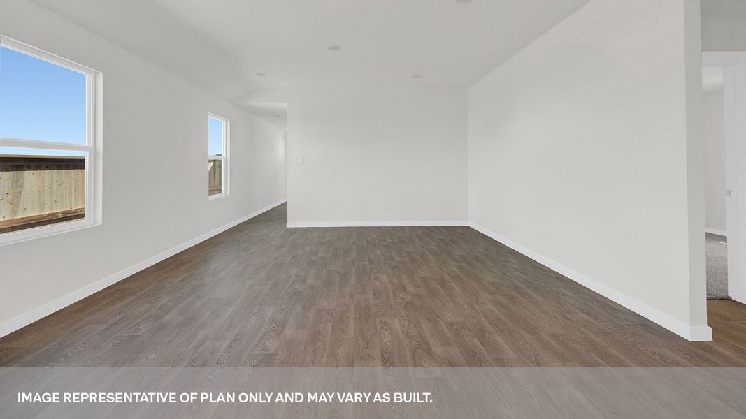 Representative unfurnished interior of a home built from the The Diana by D.R. Horton in Mayfair, New Braunfels (Image 14).