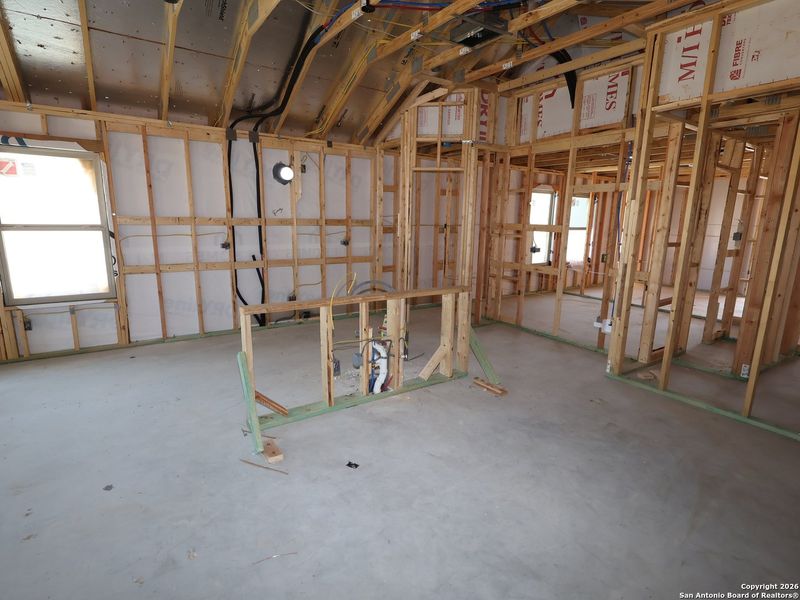 In-progress construction of a new home in Chaparral Ranch, Floresville, TX (Image 26).