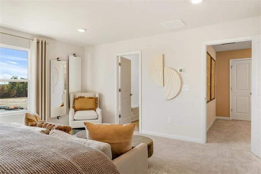 Furnished interior view inside a new home in Hawthorne Reserve, Dallas (Image 19).