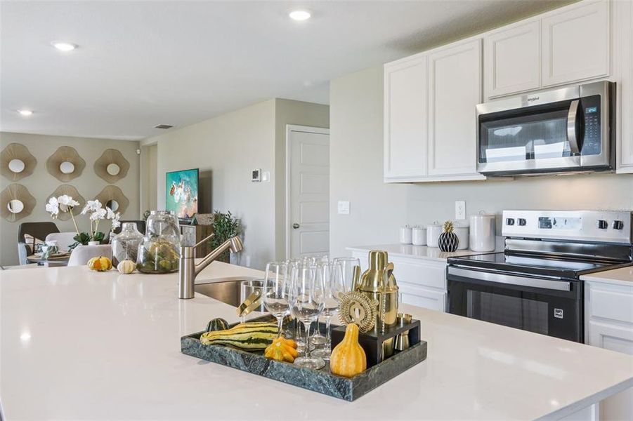 Furnished interior view inside a new home in , Davenport (Image 9).