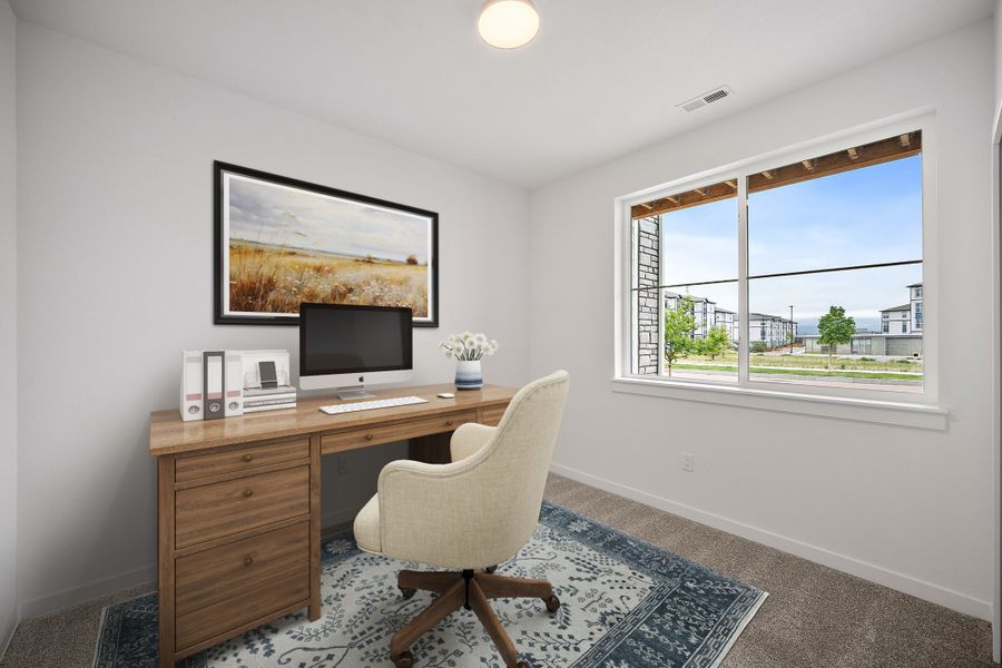 Representative furnished interior of a home built from the Nolan by Lokal Homes in The Commons at Victory Ridge, Colorado Springs (Image 7).