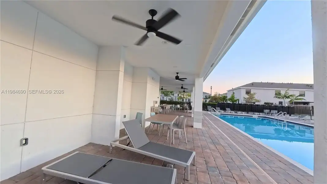 Exterior details and patio area of a home in , Florida City (Image 3).