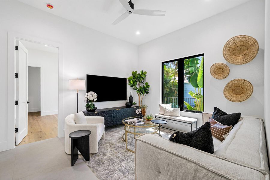 Furnished interior view inside a new home in , Delray Beach (Image 22).