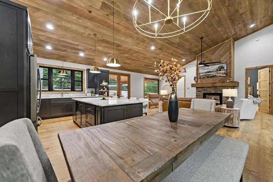 Furnished interior view inside a new home in , McCaysville (Image 52).