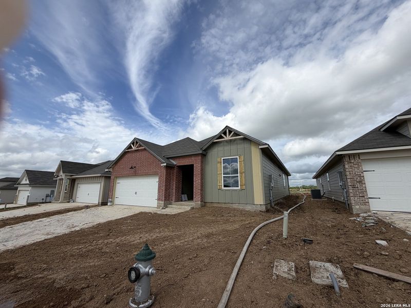 In-progress construction of a new home in Arroyo Ranch, Seguin, TX (Image 6).