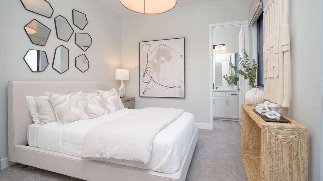 Representative furnished interior of a home built from the 3433W by Perry Homes in Somerset Park, Rockwall (Image 12).