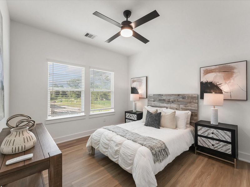 Furnished interior view inside a new home in , Houston (Image 6).