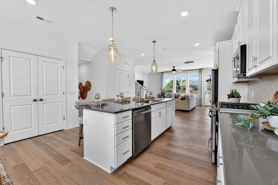 Furnished interior view inside a new home in Indian Trail Townhomes, Indian Trail (Image 9).