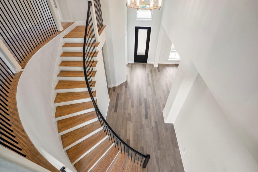 Spacious, unfurnished interior of a new home in Artavia 70′ Lots, Conroe (Image 39).