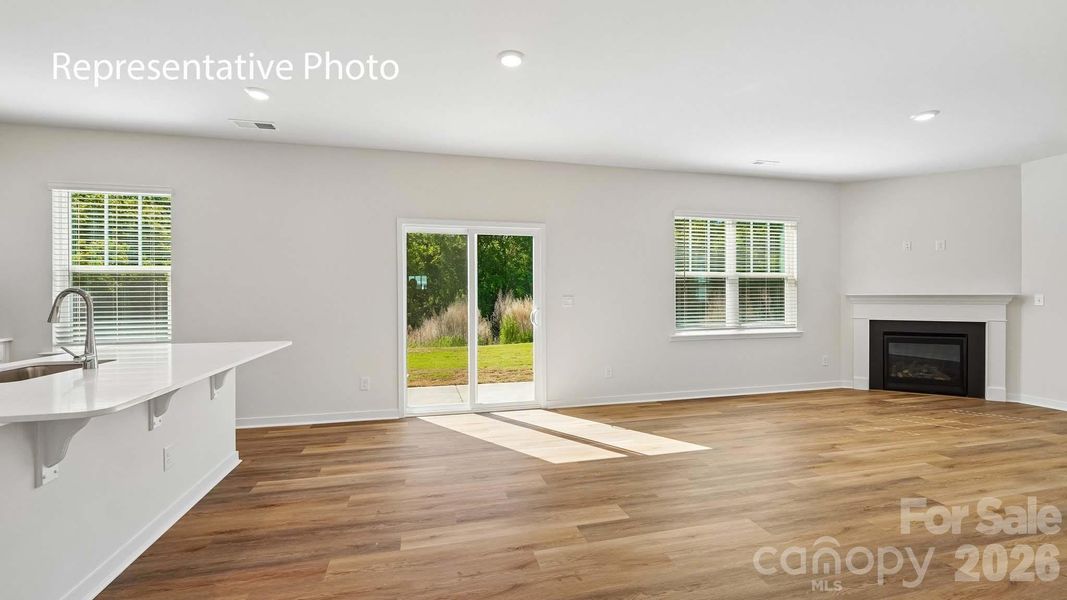 Spacious, unfurnished interior of a new home in Secrest Commons, Monroe (Image 28).