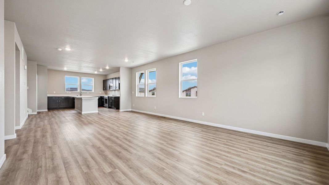 Furnished interior view inside a new home in Windler Townhomes, Aurora (Image 10).