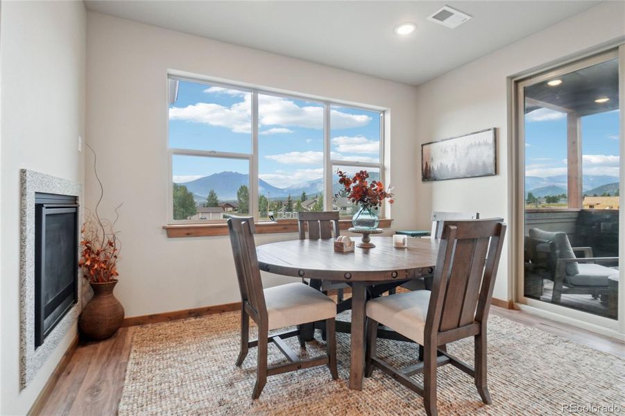 Furnished interior view inside a new home in , Estes Park (Image 17).