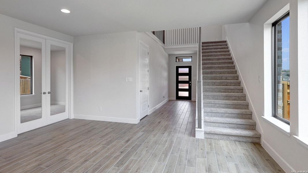 Spacious, unfurnished interior of a new home in Ladera, San Antonio (Image 24). Spacious, unfurnished interior of a new home in Ladera, San Antonio (Image 24).